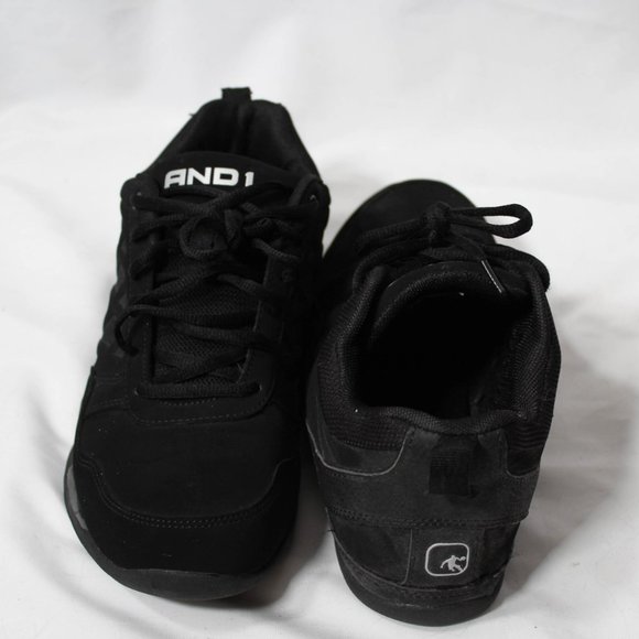 Classic Black Basketball Tennis Shoe Sneaker Men's Size 8 Worn Once - Picture 3 of 4